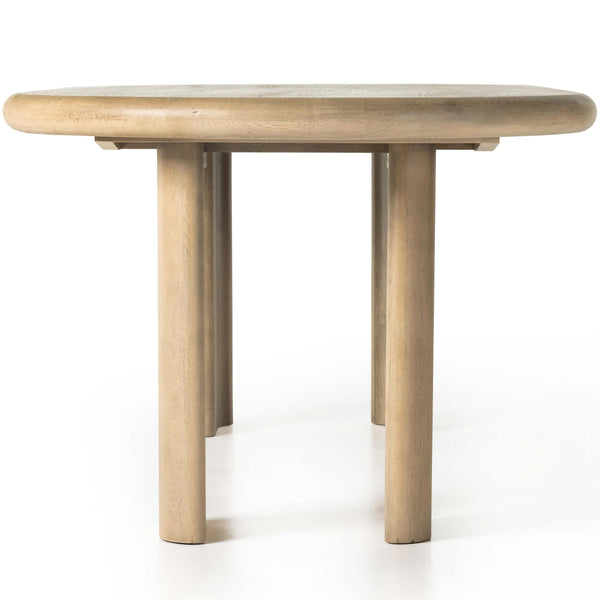 Home Fashion Jaylen Extension Dining Table Light Oak By Four Hands