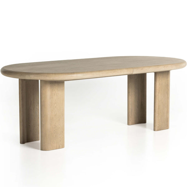 home fashion Jaylen Extension Dining Table Light Oak by Four Hands
