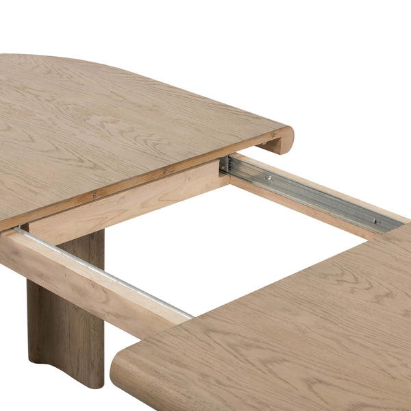 Home Fashion Jaylen Extension Dining Table Yucca Oak By Four Hands