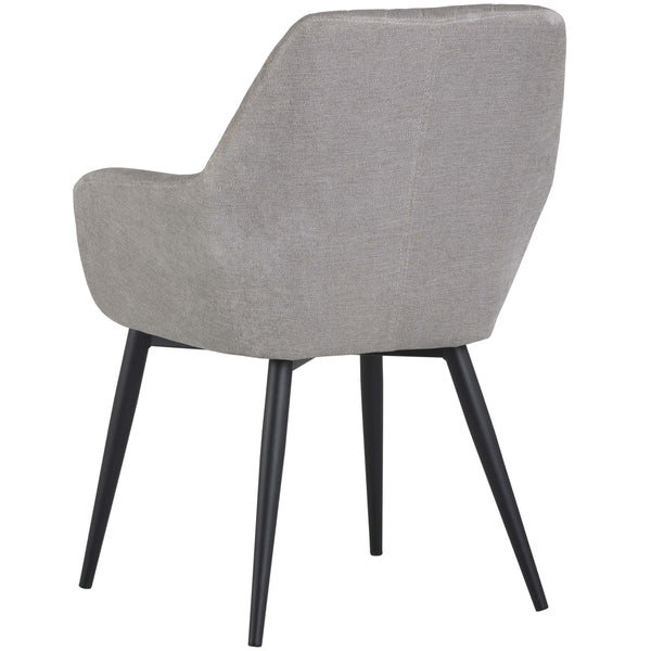 Home Fashion Jayna Dining Chair Polo Club Stone Black Legs Set Of 2