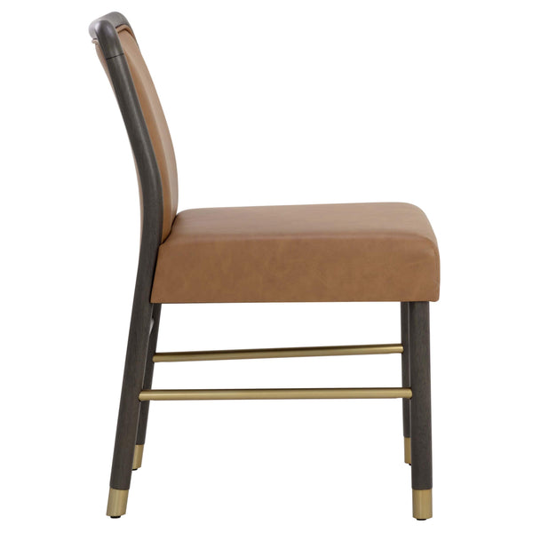 Home Fashion Jeno Dining Chair Milliken Cognac Set Of 2