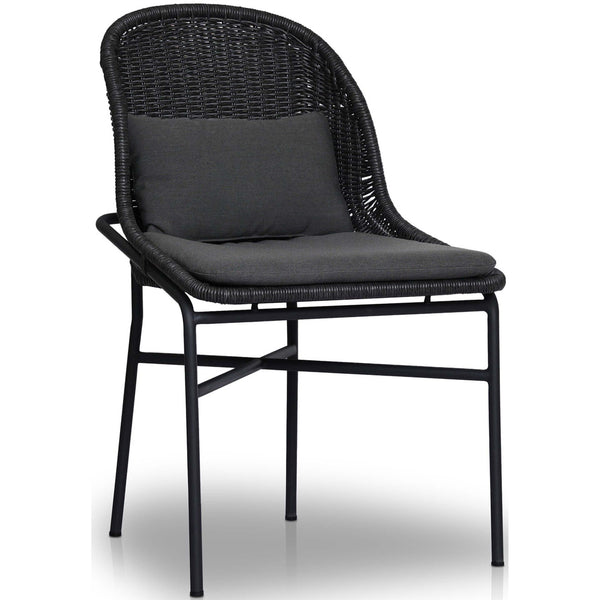 home fashion Jericho Outdoor Dining Chair Vintage Coal Set of 2 by Four Hands