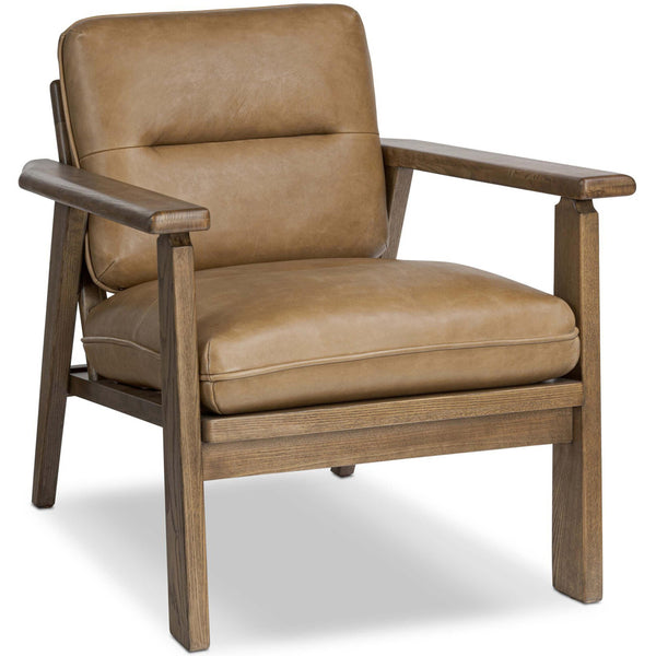 home fashion Jones Leather Chair Palermo Drift by Four Hands