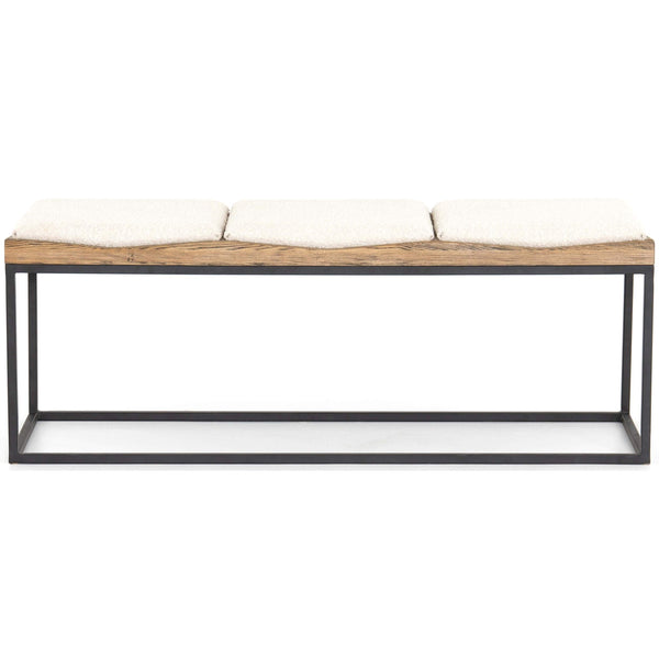 Home Fashion Josephine Bench Knoll Natural By Four Hands