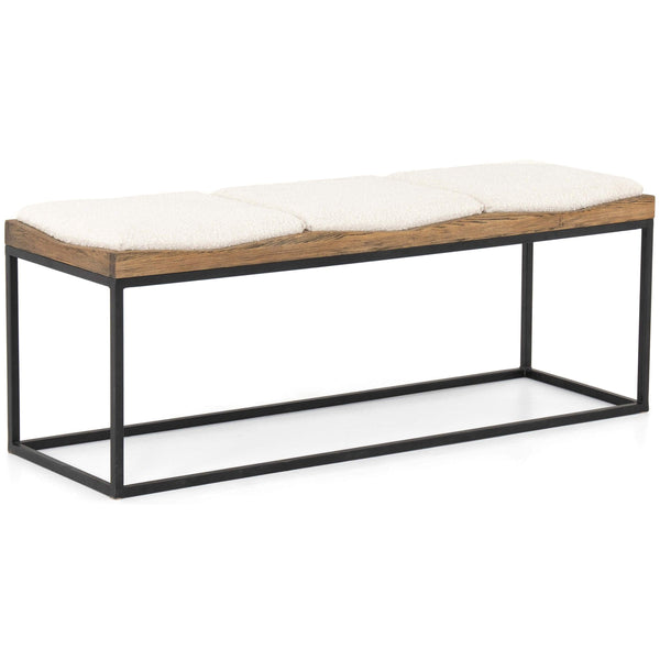 home fashion Josephine Bench Knoll Natural by Four Hands
