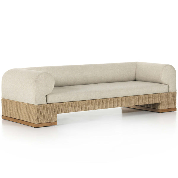 Home Fashion Joss 106" Outdoor Sofa Natural Teak By Four Hands