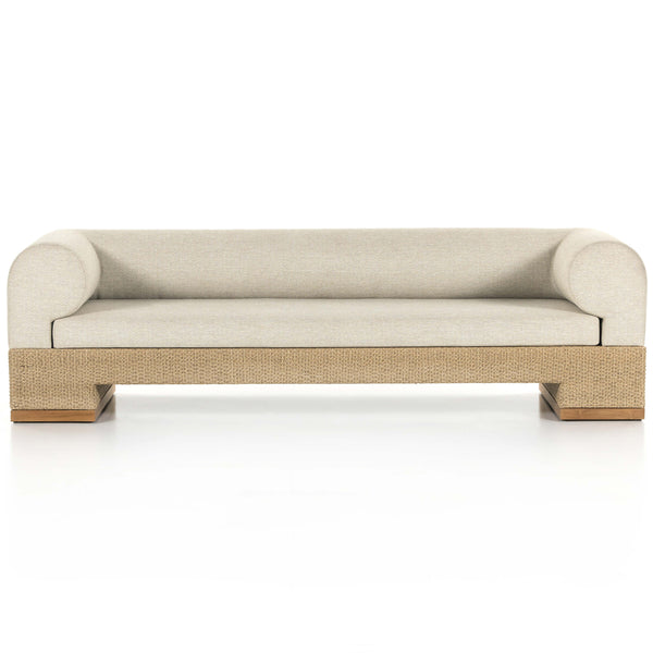 home fashion Joss 106" Outdoor Sofa Natural Teak by Four Hands