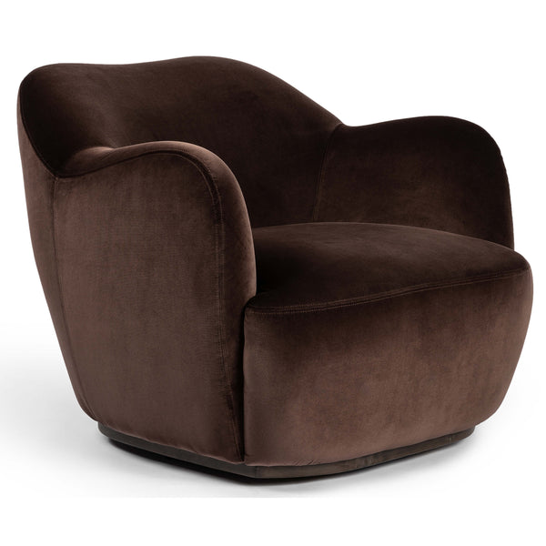home fashion Julius Swivel Chair Surrey Cocoa by Four Hands