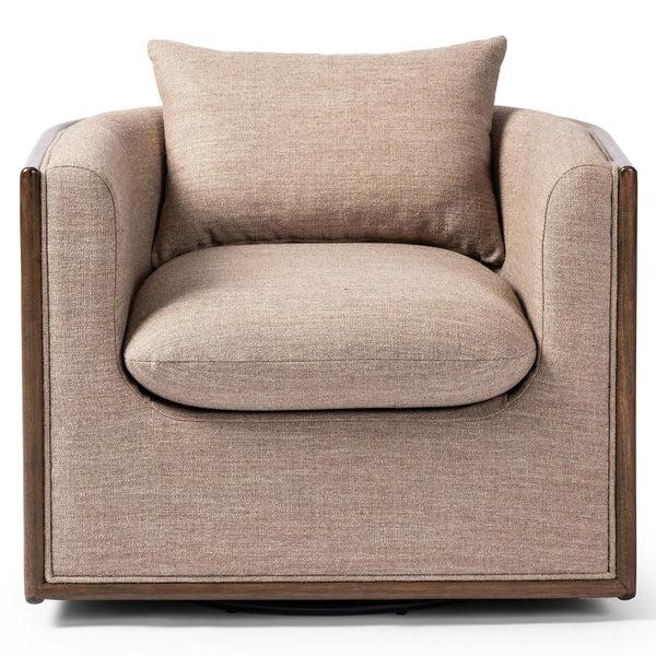 Home Fashion June Swivel Chair Alcala Fawn By Four Hands