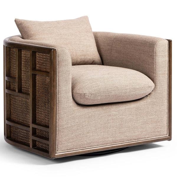 home fashion June Swivel Chair Alcala Fawn by Four Hands