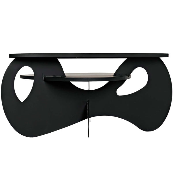 Home Fashion Kaldera Coffee Table Metal W/Black Finish