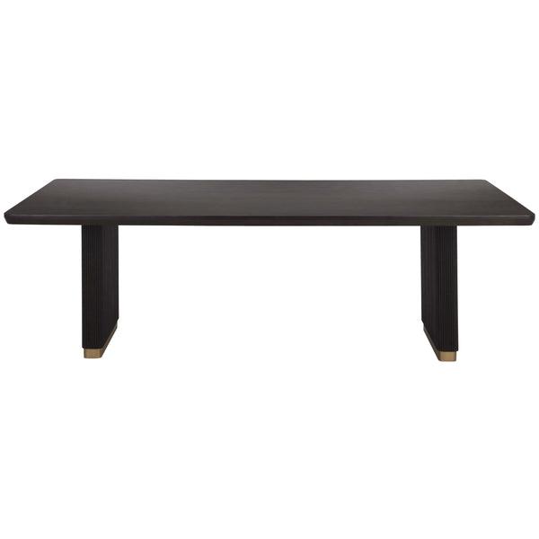 Home Fashion Kalla Rectangular Dining Table Charcoal