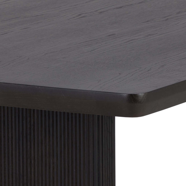 Home Fashion Kalla Rectangular Dining Table Charcoal