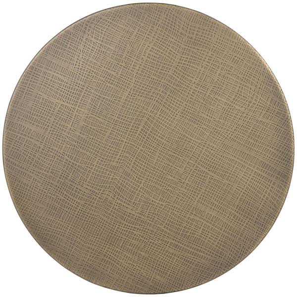Home Fashion Kata 32" Round Bistro Table White Marble