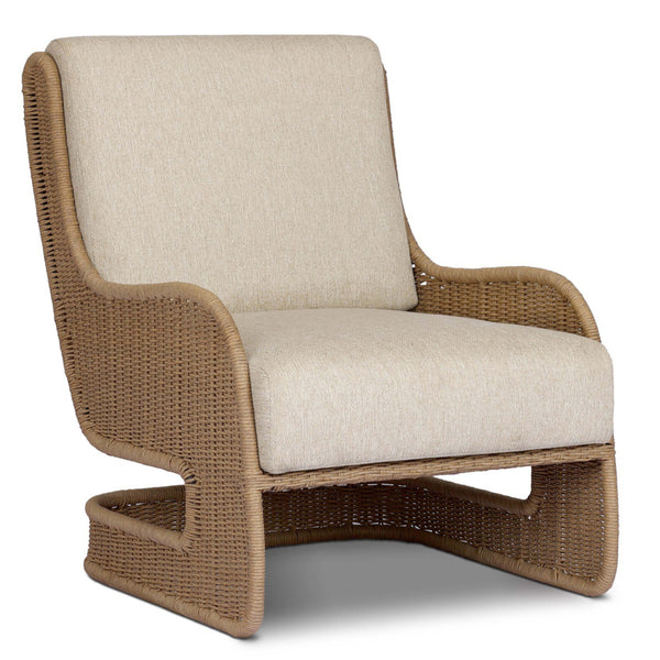 home fashion Katrine Outdoor Chair Concha Beige by Four Hands