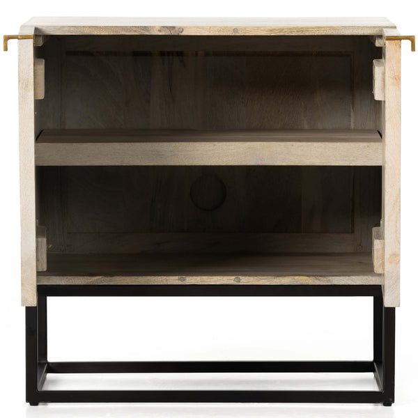 Home Fashion Kelby Cabinet Nightstand Light Wash By Four Hands