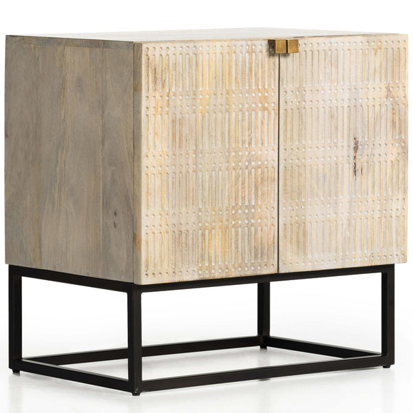 home fashion Kelby Cabinet Nightstand Light Wash by Four Hands