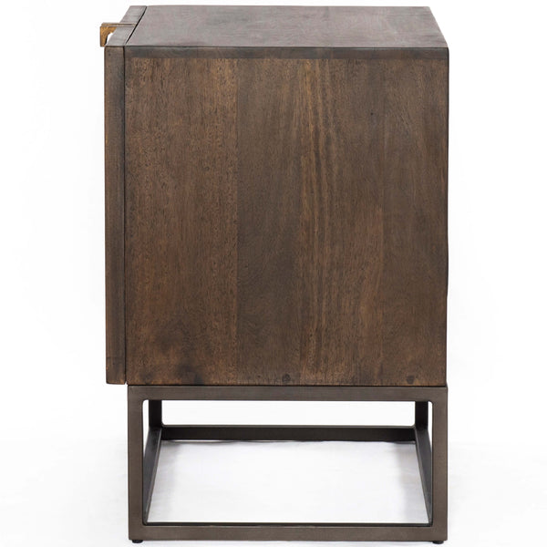 Home Fashion Kelby Cabinet Nightstand Vintage Brown By Four Hands