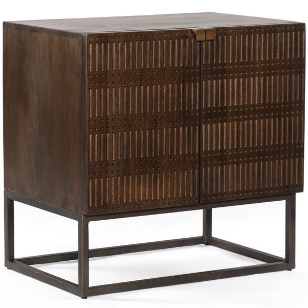 home fashion Kelby Cabinet Nightstand Vintage Brown by Four Hands