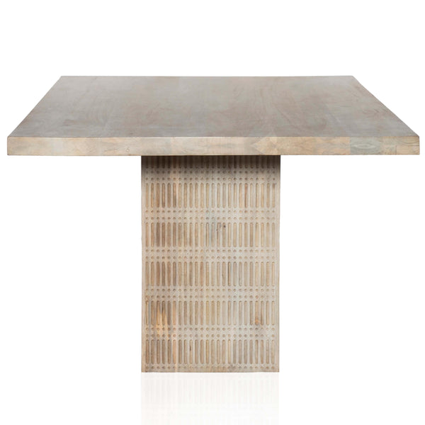 Home Fashion Kelby Dining Table Light Wash By Four Hands