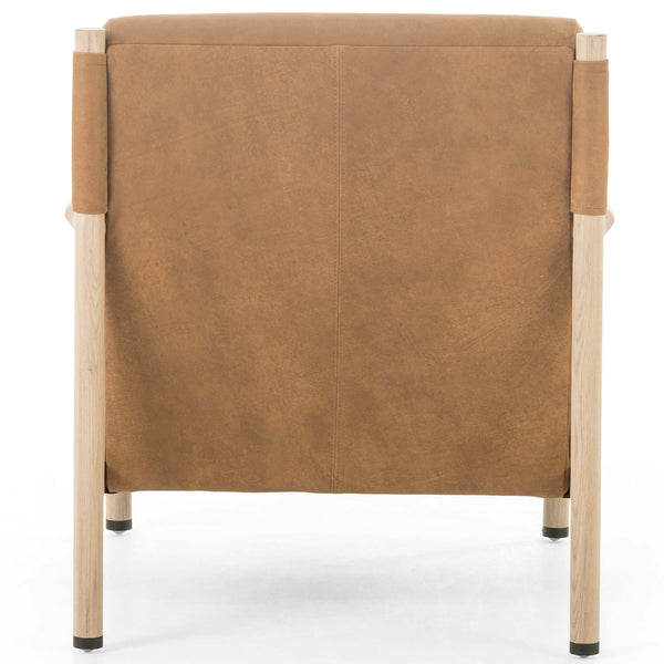Home Fashion Kempsey Leather Chair Kennison Cognac By Four Hands