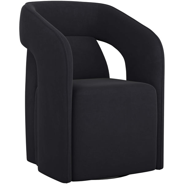 home fashion Kendrick Wheeled Dining Chair Abbington Black