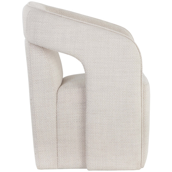 Home Fashion Kendrick Wheeled Dining Chair Moto Stucco