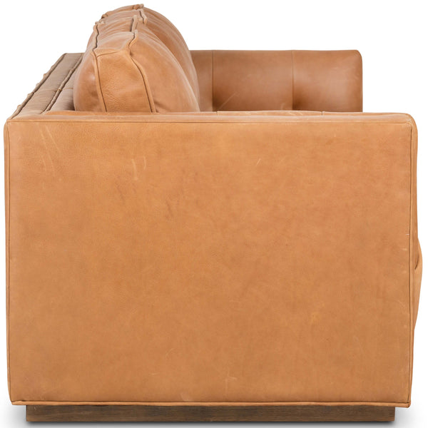 Home Fashion Kiera Leather Sofa Palermo Cognac By Four Hands