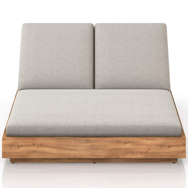 Home Fashion Kinta Outdoor Double Chaise Stone Grey By Four Hands