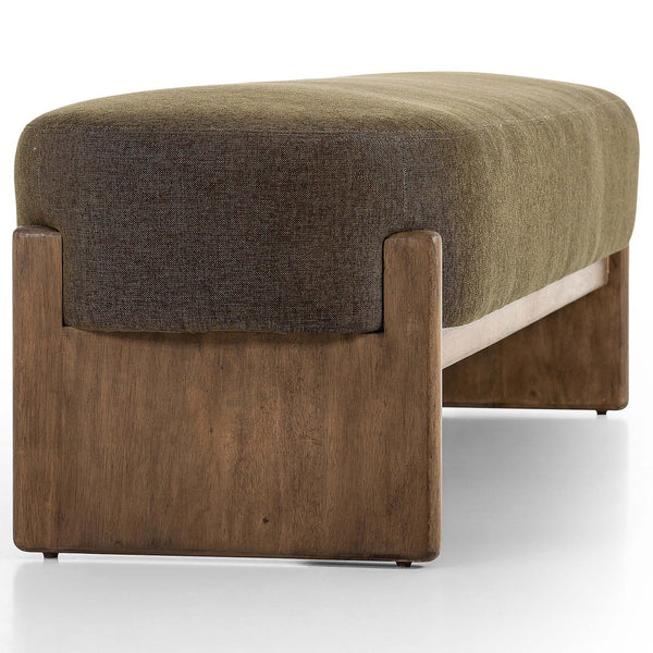 Home Fashion Kirby Accent Bench Sutton Olive By Four Hands