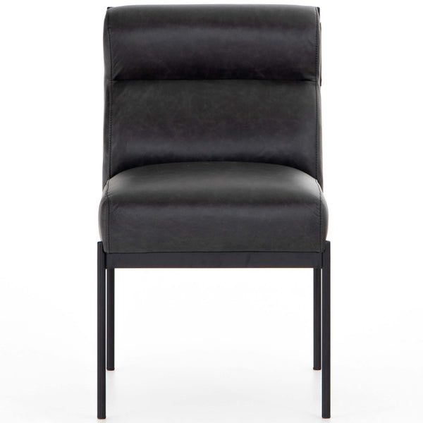 Home Fashion Klein Leather Dining Chair Sonoma Black Set Of 2 By Four Hands