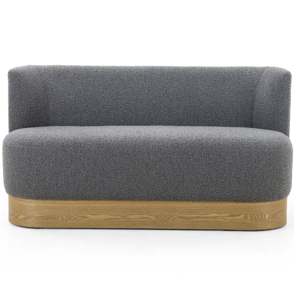 Home Fashion Krista Dining Bench Knoll Charcoal By Four Hands