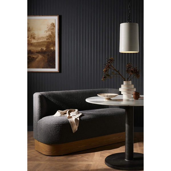 Home Fashion Krista Dining Bench Knoll Charcoal By Four Hands