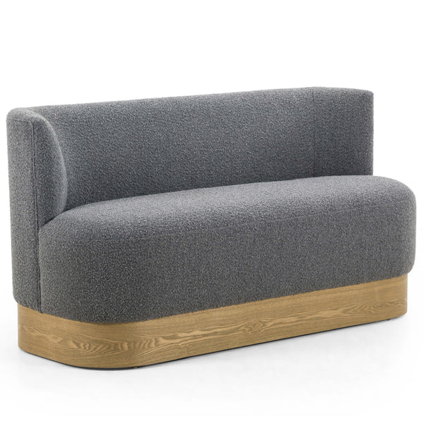 home fashion Krista Dining Bench Knoll Charcoal by Four Hands