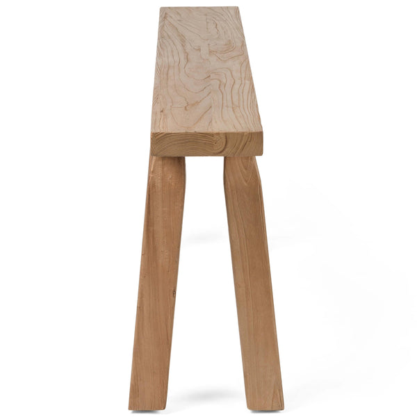Home Fashion Lahana Accent Bench Natural Elm By Four Hands