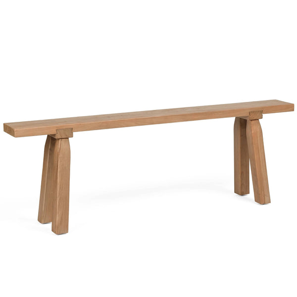 home fashion Lahana Accent Bench Natural Elm by Four Hands