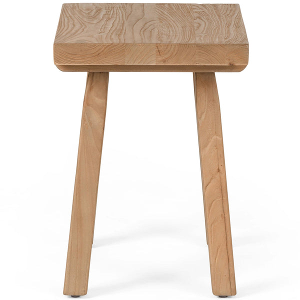 Home Fashion Lahana Accent Stool Natural Elm By Four Hands