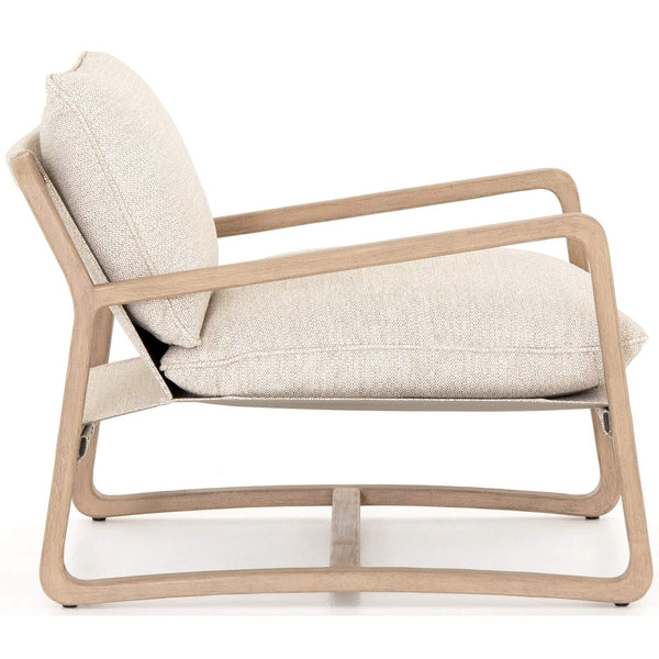 Home Fashion Lane Outdoor Chair Faye Sand/Washed Brown By Four Hands