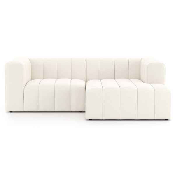Home Fashion Langham Channeled Sectional Fayette Cloud By Four Hands