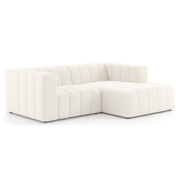 home fashion Langham Channeled Sectional Fayette Cloud by Four Hands