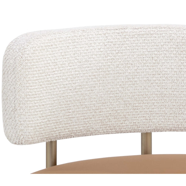 Home Fashion Larissa Bar & Counter Stool Napa Cognac/Rhea Light Barley