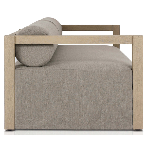 Home Fashion Laskin Outdoor Sofa Alessi Fawn/Washed Brown By Four Hands