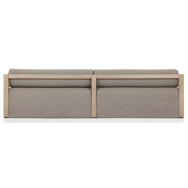 Home Fashion Laskin Outdoor Sofa Alessi Fawn/Washed Brown By Four Hands