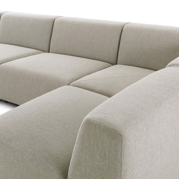 Home Fashion Lawndale 5 Piece Sectional Napa Sandstone By Four Hands