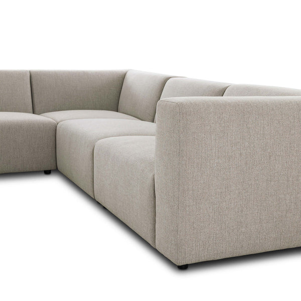 Home Fashion Lawndale 6 Piece Sectional Napa Sandstone By Four Hands