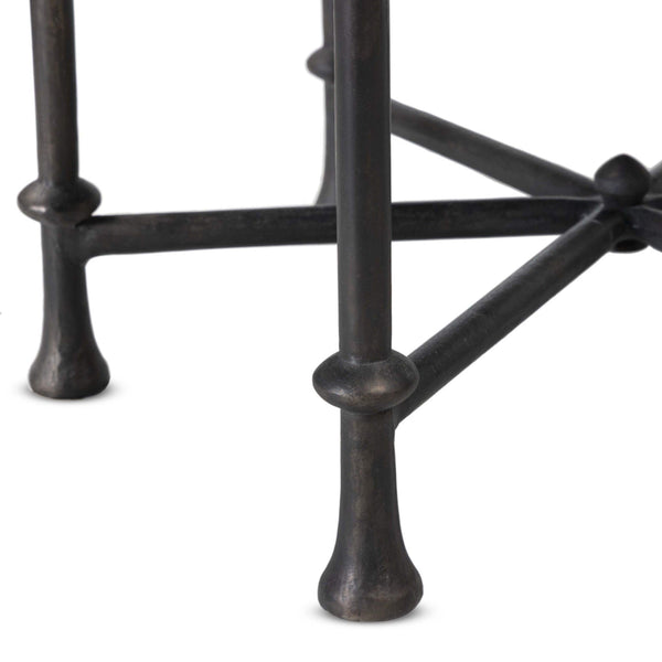 Home Fashion Leblanc Outdoor Dining Table Distressed Bronze By Amber Lewis X Four Hands