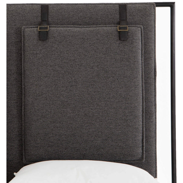 Home Fashion Leigh Upholstered Bed San Remo Ash By Four Hands