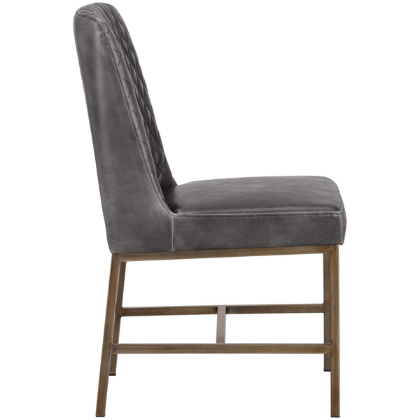 Home Fashion Leighland Dining Chair Overcast Grey Set Of 2