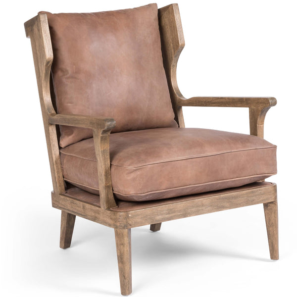 home fashion Lennon Leather Chair Heirloom Sienna by Four Hands