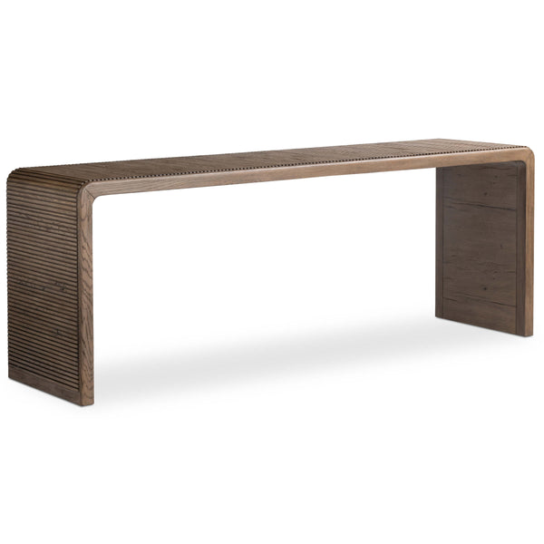 home fashion Leo Console Table Rustic Grey by Four Hands